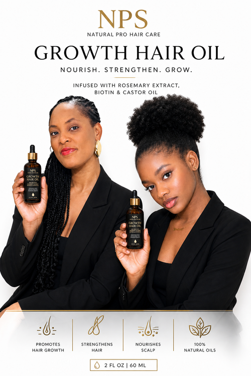 Natural Curly Hair Oil – Growth & Deep Hydration